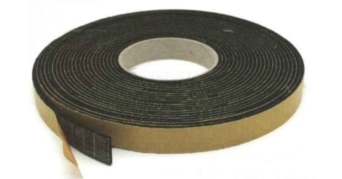 Guarnizione gomma mm 25 x 5 mt 10 adesiva in EPDM - Articoli di ferramenta  - Erashop Market Place