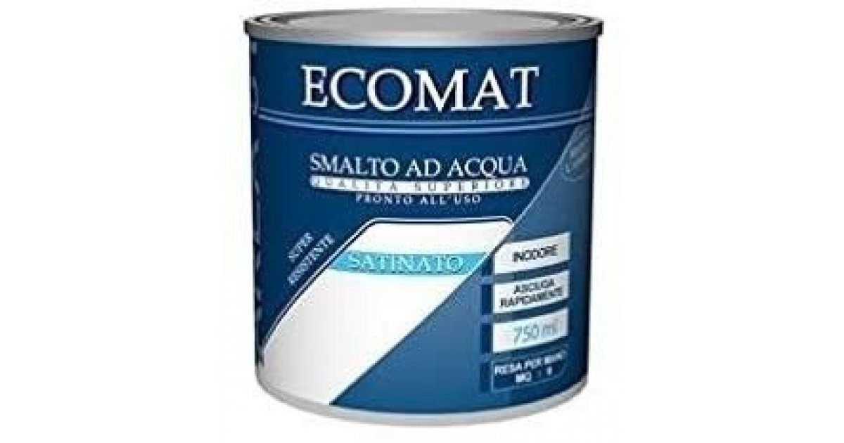 Smalto vernice all'acqua ELE SMAL 750ml - Legno (Avorio chiaro) :  : Fai da te