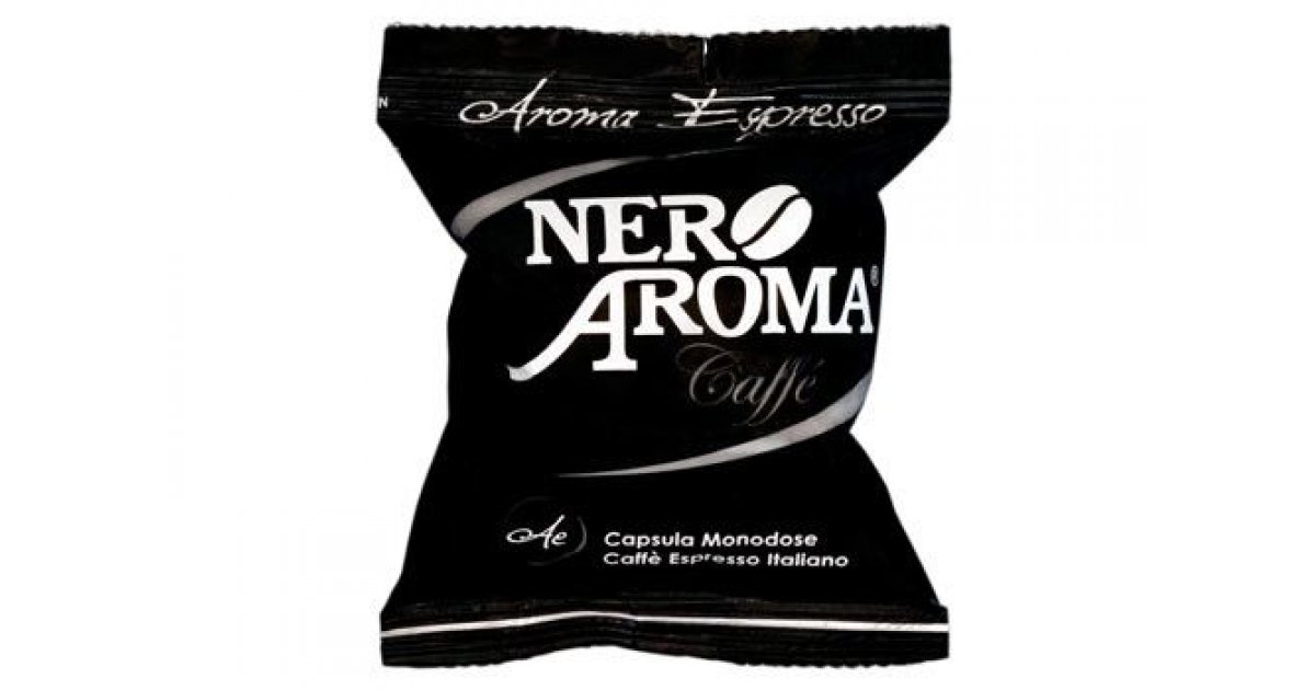 NERA AROMA CAFFE' AROMA ESPRESSO CAPSULE 50 Caffè Capsule Originali