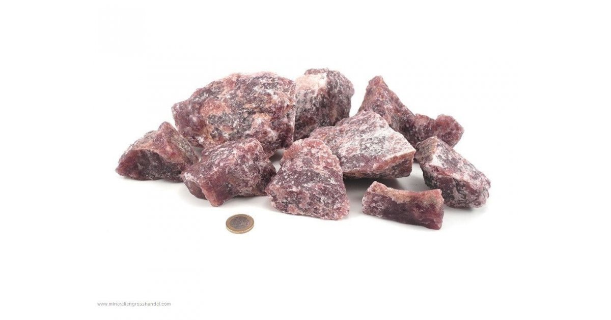 Pietre grosse di quarzo rosa - 1 kg