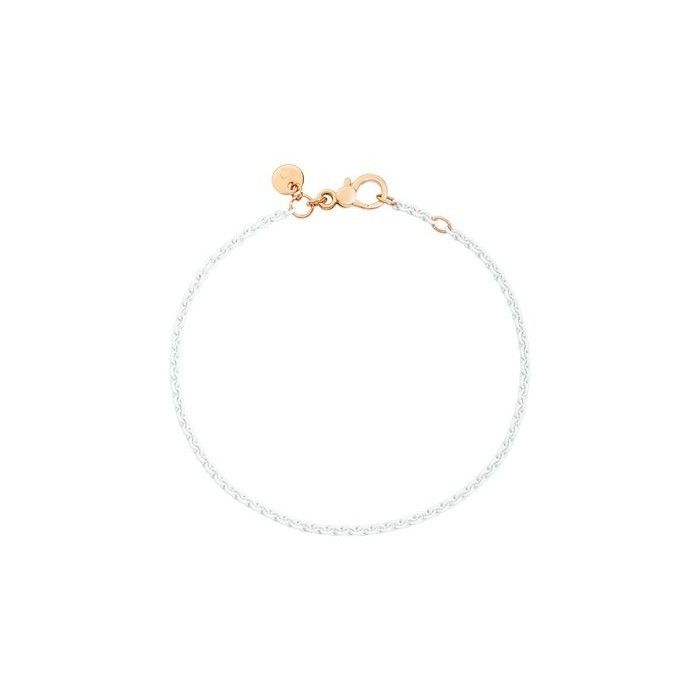 Bracciale Dodo Chiusura Pepita DBPEP/A/9/ Argento Oro rosa Bracelet Mis 17 18
