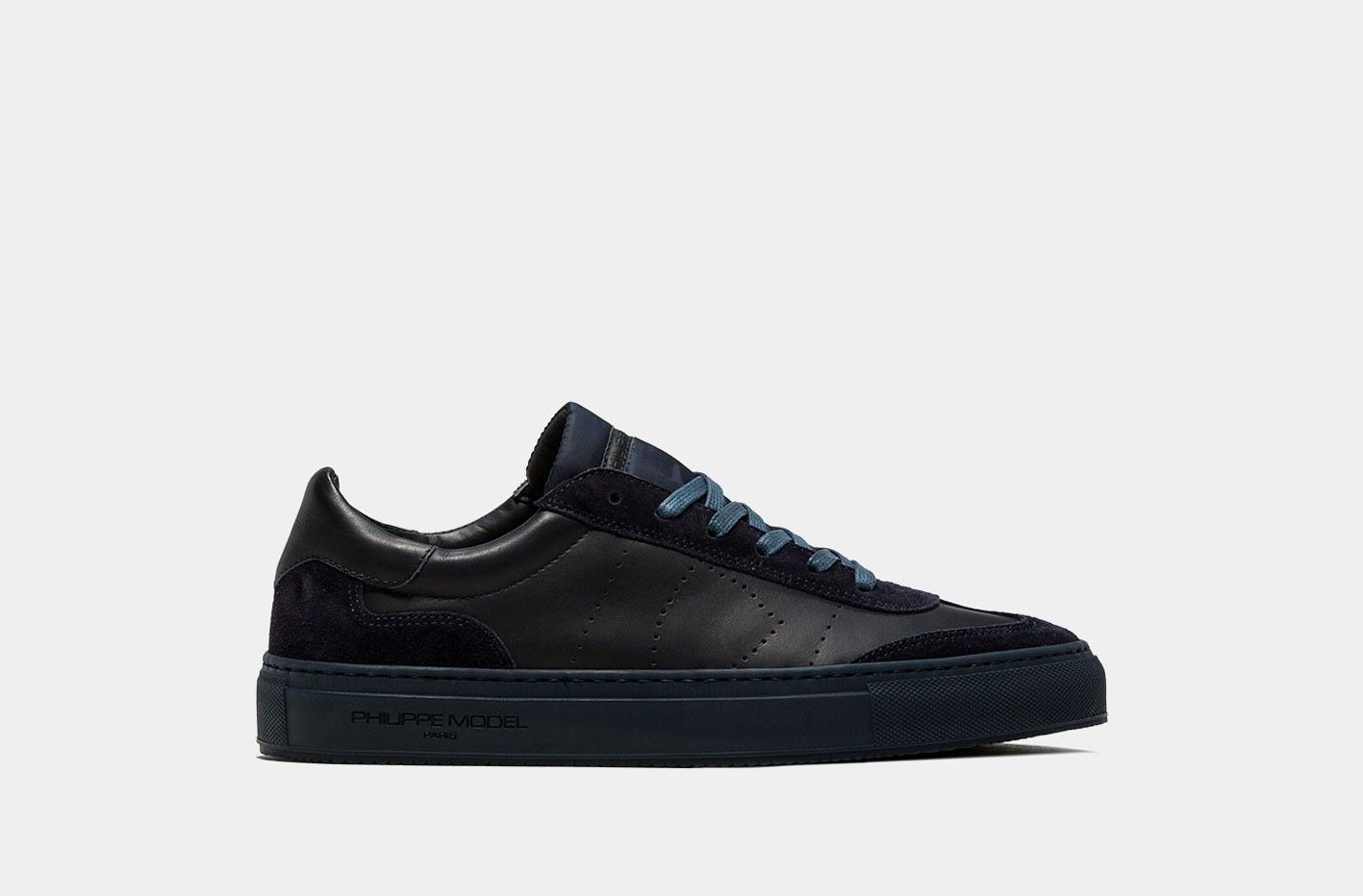 PHILIPPE MODEL BELLEVILLE PELLE BLU