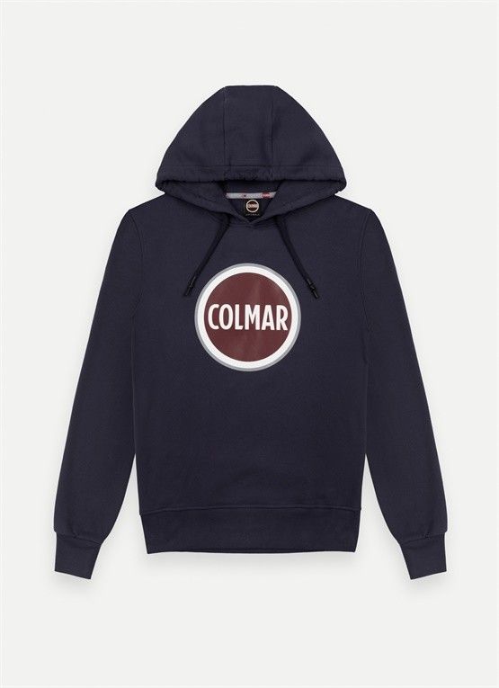 COLMAR FELPA CON MAXI LOGO BLU