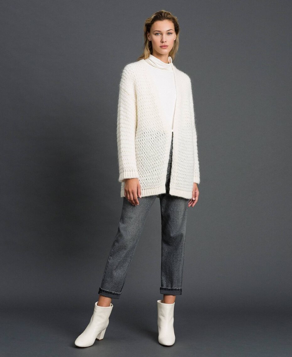 MYTWIN CARDIGAN IN MISTO MOHAIR