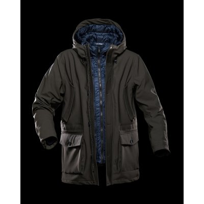 SHIBUYA PARKA IN LAMINAR INTERNO REMOVIBILE JUNGLE GREEN