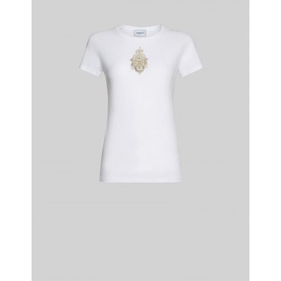DONDUP T-SHIRT CON PATCH