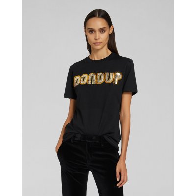 DONDUP T-SHIRT IN COTONE CON RICAMO