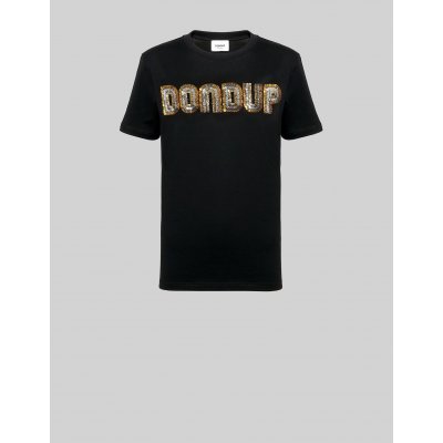 DONDUP T-SHIRT IN COTONE CON RICAMO