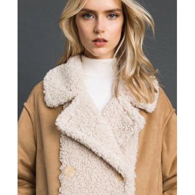 MYTWIN CAPPOTTO REVERSIBILE IN SIMILMONTONE