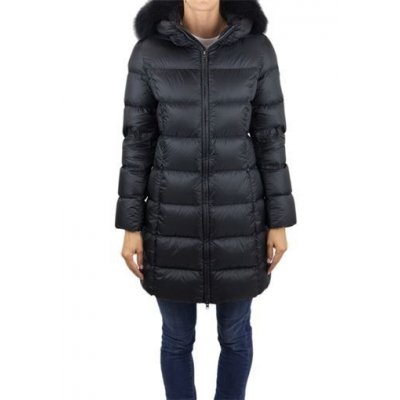 COLMAR PIUMINO NERO CON PELO DI VOLPE REMOVIBILE