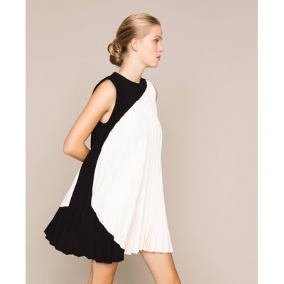 LE COEUR ABITO IN CRêPE DE CHINE PLISSÉ