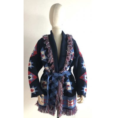 MITAWA IROCHESI PATCHWORK CARDIGAN