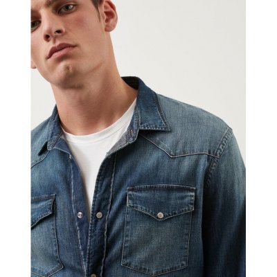 DONDUP CAMICIA IN DENIM USED