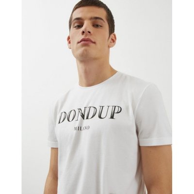 DONDUP T SHIRT BIANCA IN COTONE CON LOGO