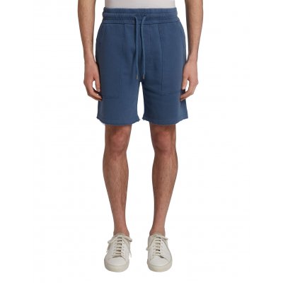 DONDUP BERMUDA IN FELPA BLU AVIO