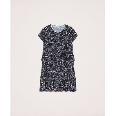 LE COEUR ABITO CON STAMPA A CUORI E BALZE