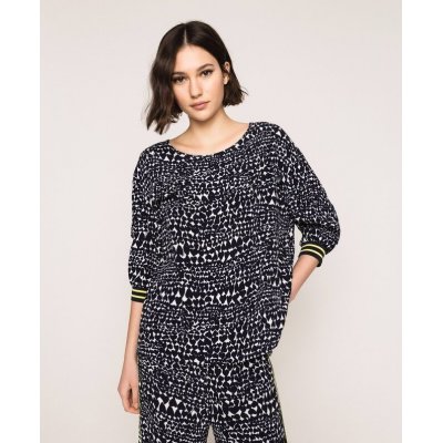 LE COEUR BLUSA CON STAMPA A CUORI