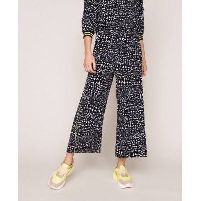 LE COEUR PANTALONI AMPI CON STAMPA A CUORI