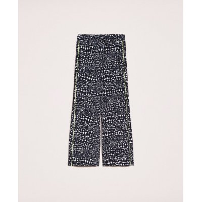 LE COEUR PANTALONI AMPI CON STAMPA A CUORI