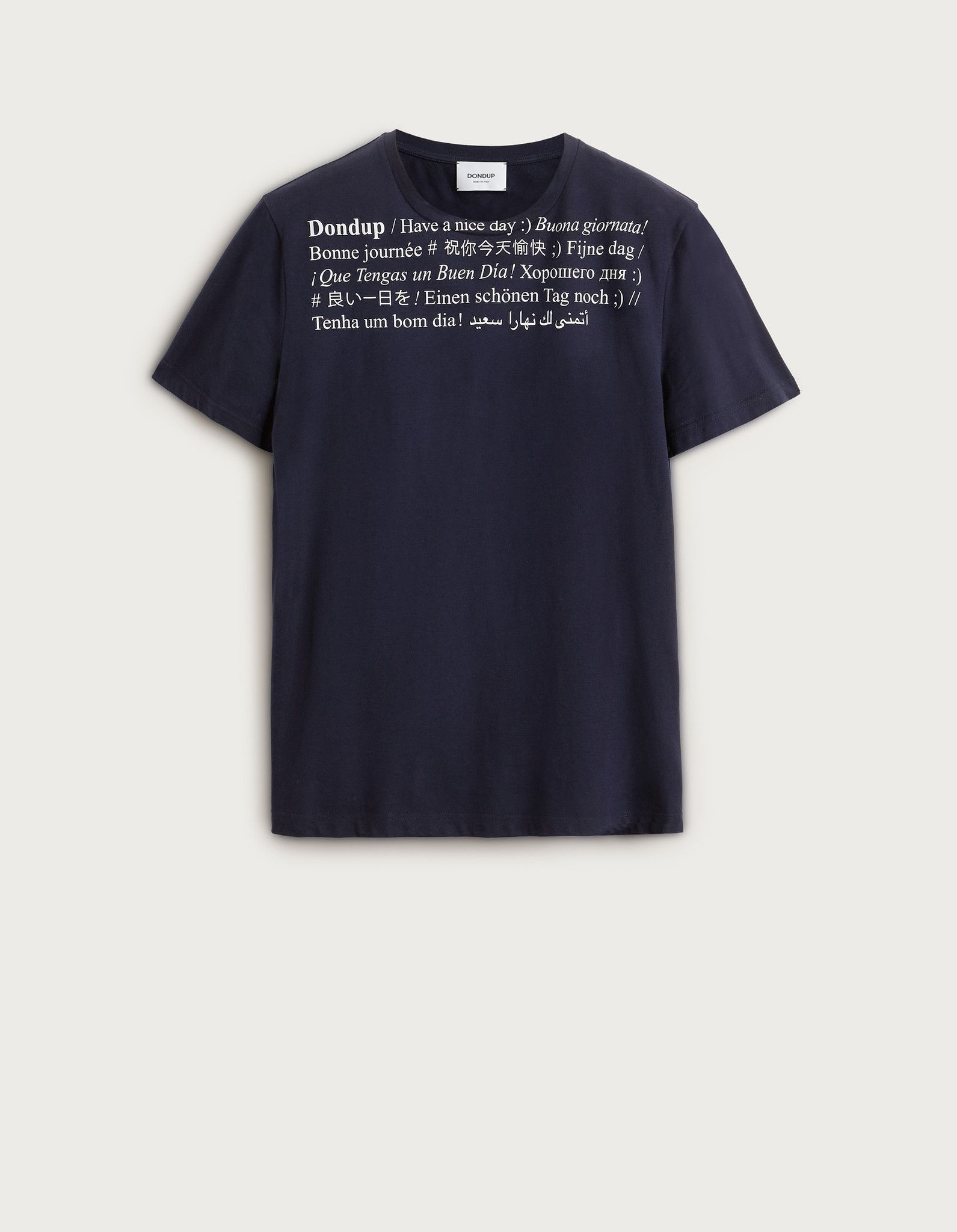 DONDUP TSHIRT IN  COTONE CON LETTERING