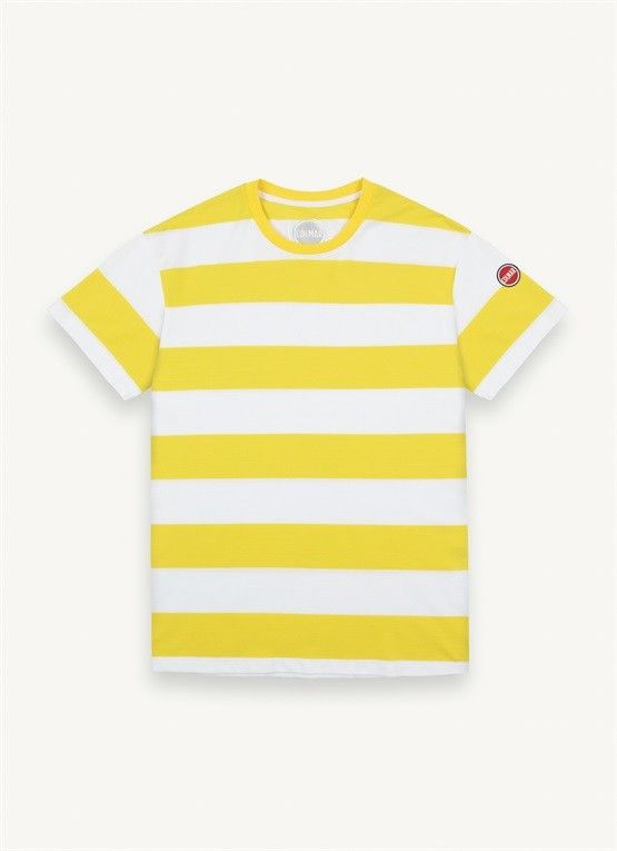 COLMAR T SHIRT A RIGHE IN PIQUÉ