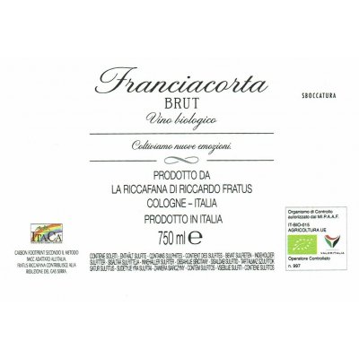 Riccafana Franciacorta DOCG Brut Bio