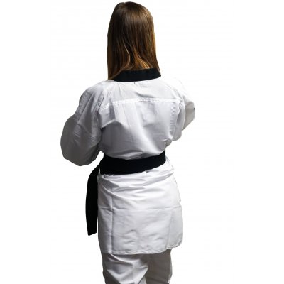 Dobok Ultraleggero per Taekwondo Tusah Easyfit Fighter collo Nero Omologato WT WTF per competizioni ed allenamenti