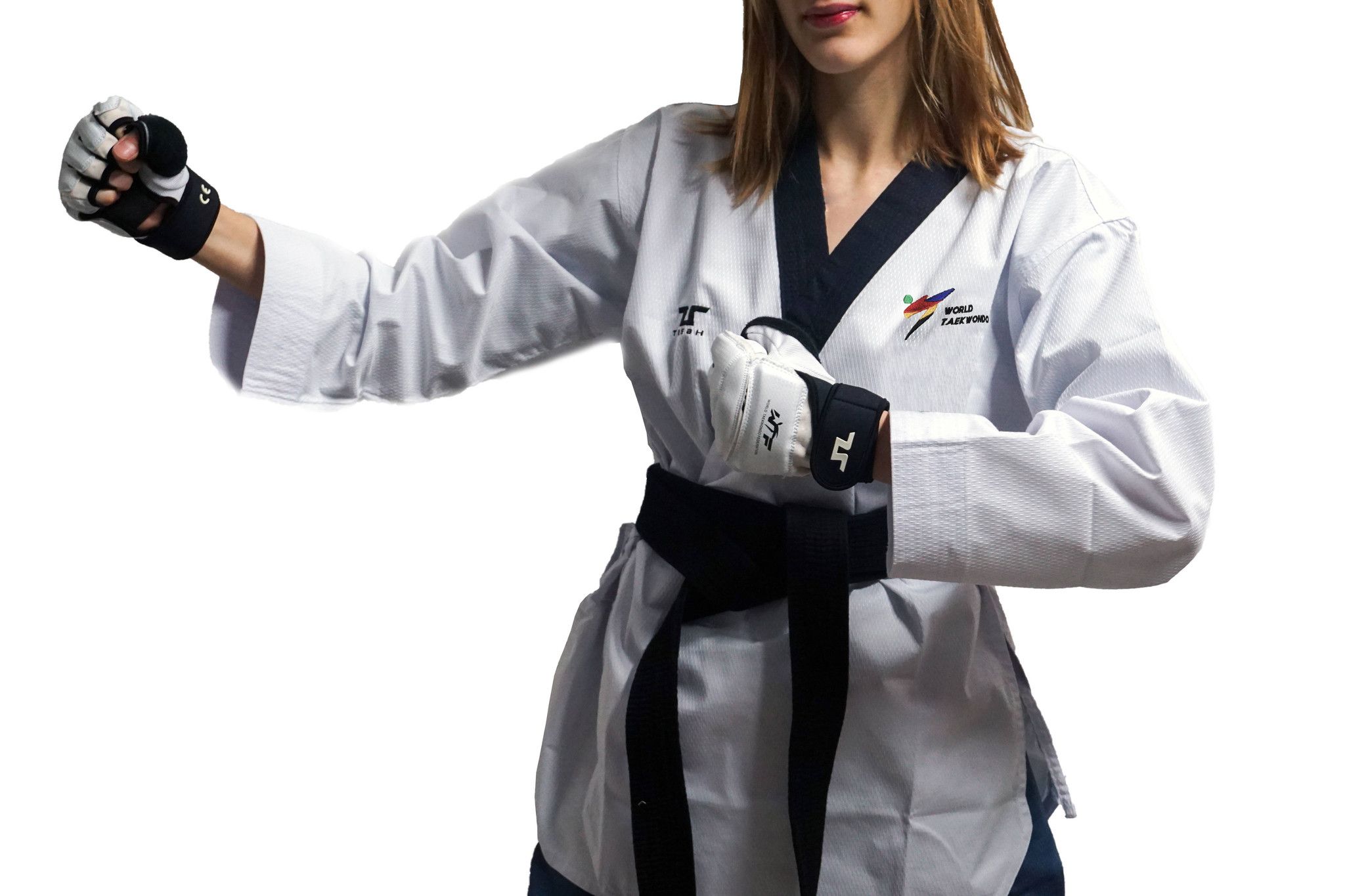 Poomsae Professional Femminile Tusah per Taekwondo Omologato WT Made in Korea per forme e competizioni