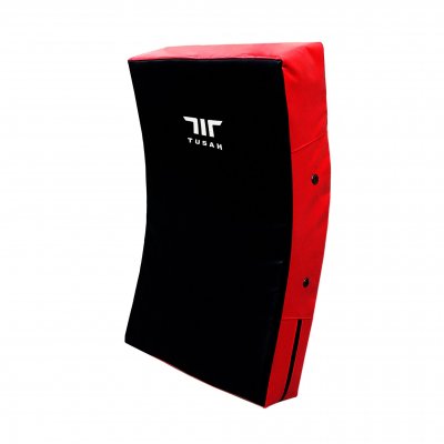 Tusah - Scudo Grande XXL Curvo per Taekwondo, Karate Sport da Combattimento calci pugni