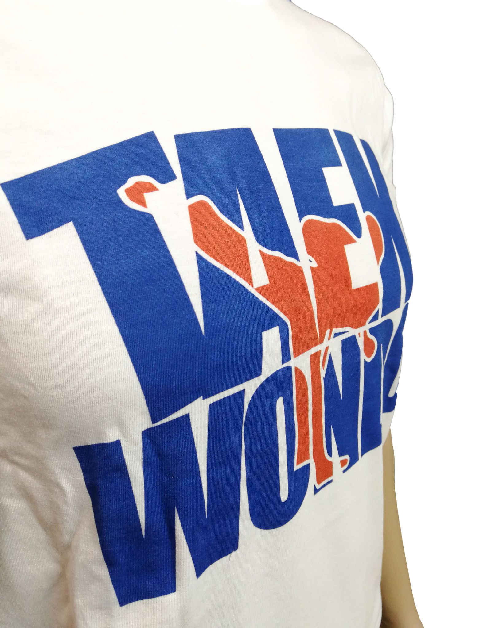 T-shirt scritta Taekwondo Blu