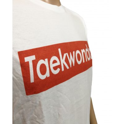 T-shirt Taekwondo stile Supreme 100% cotone