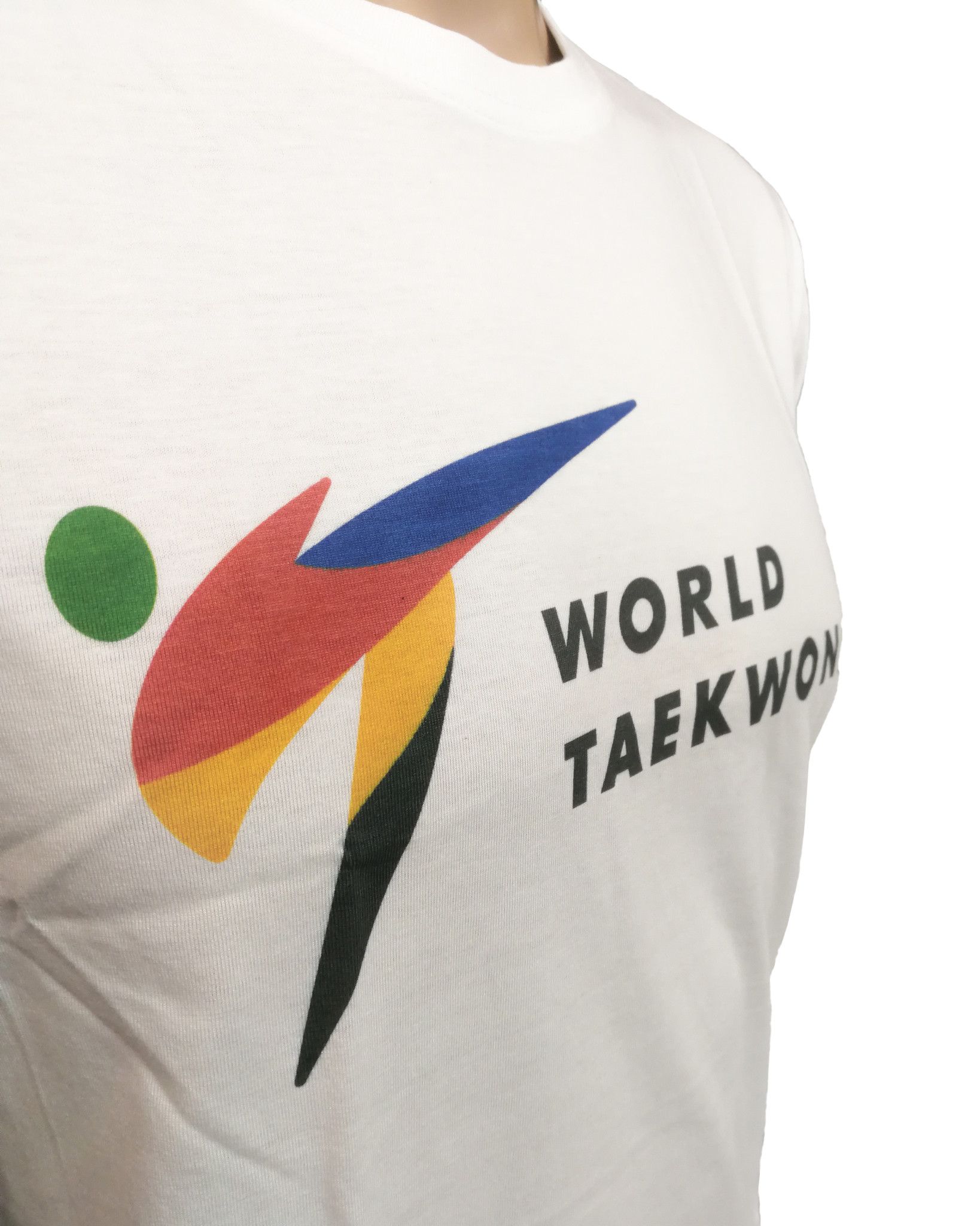 T-Shirt Taekwondo Tusah World Taekwondo 100% Cotone WT WTF