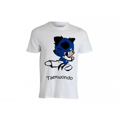 T-shirt Taekwondo KIDS Blu 100% cotone