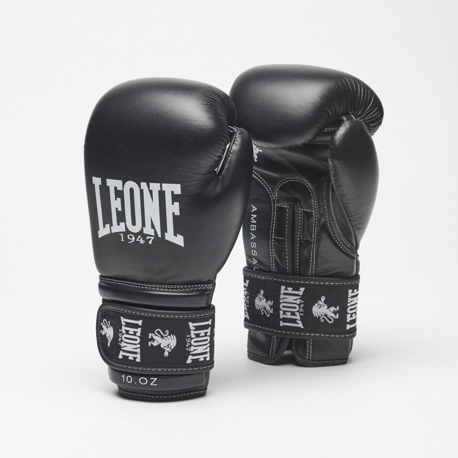 Guantoni boxe Leone Black&White Muay Thai Kick Boxing 