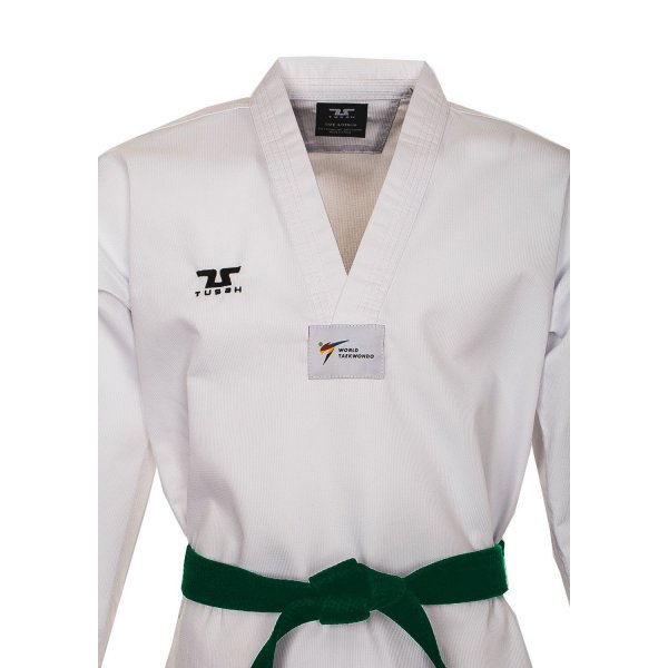 Dobok per Taekwondo Tusah Basic Uniform Omologato WT WTF bambino e adulto per competizioni ed allenamenti