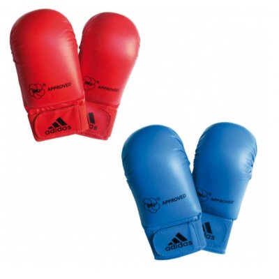 Guantini per Karate Adidas per kumite Rossi Blu o Bianchi