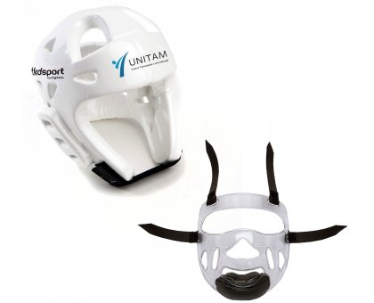 Casco Caschetto Omologato SMK Song Moo Kwan per Taekwondo adatto a competizioni ed allenamenti