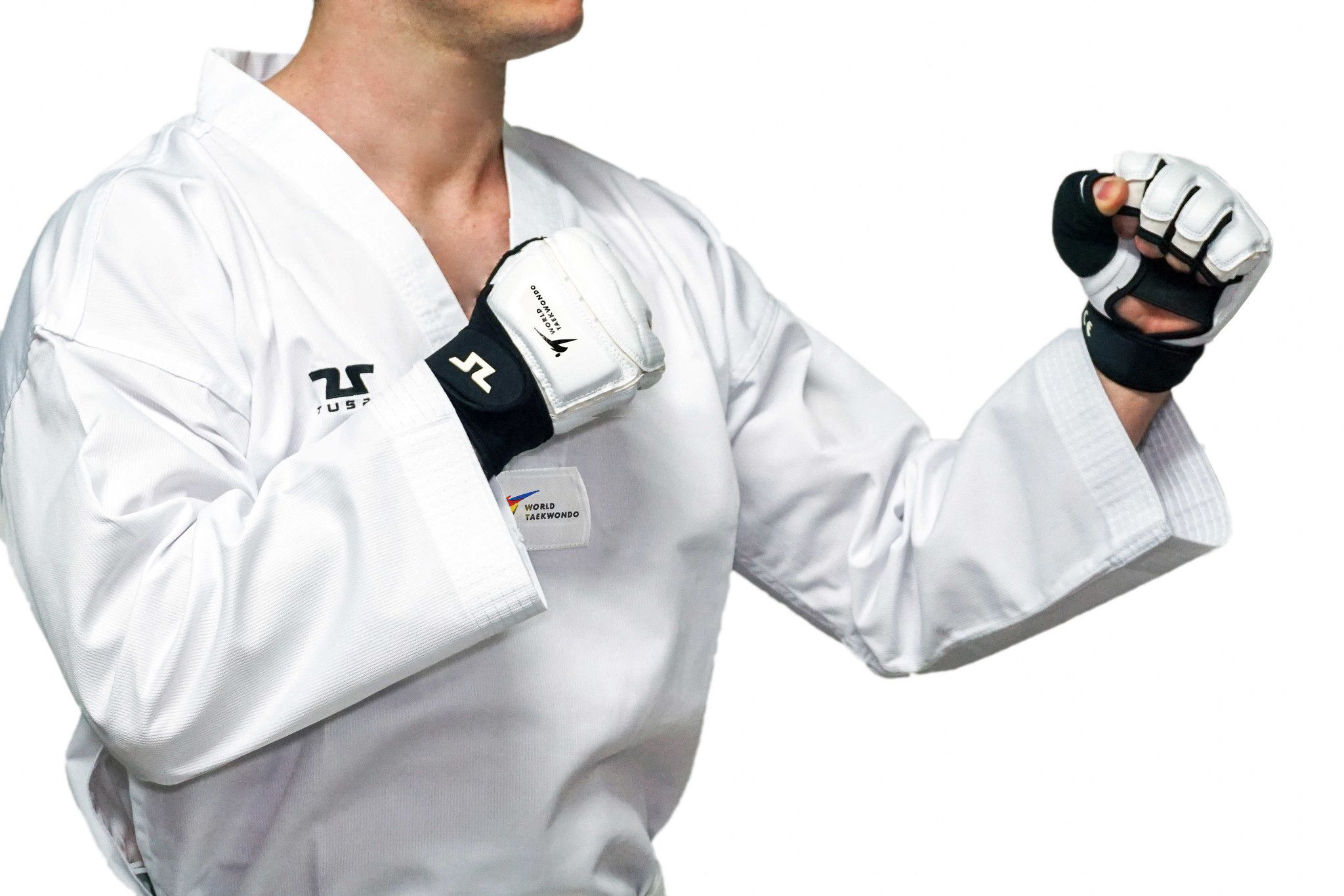 Dobok per Taekwondo Tusah Basic Uniform con Ricamo su schiena Omologato WT WTF bambino e adulto per competizioni ed allenamenti