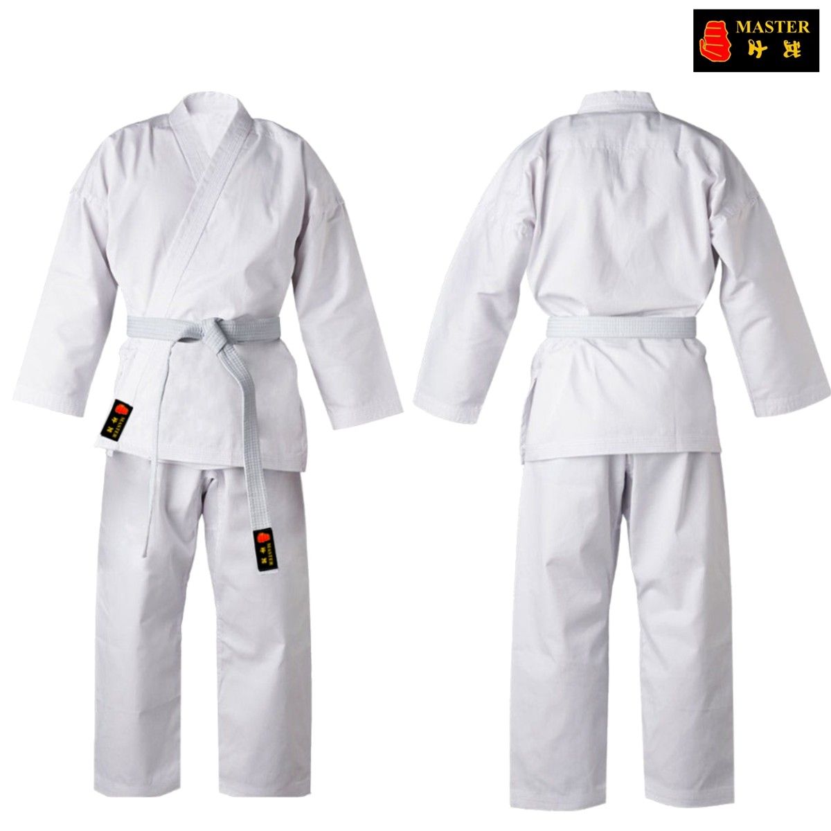 Karategi Bianco uniforme Karate DOJO per Allievi 8Oz per allenamento 