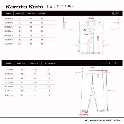 Tusah - Karategi Kata Deluxe Uniforme per Karate