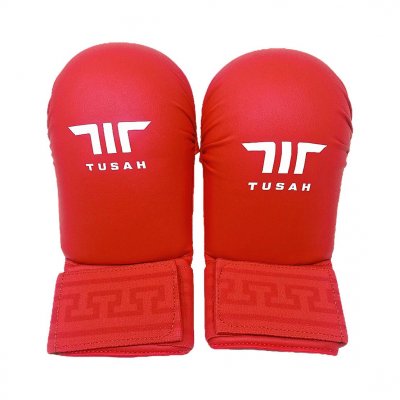 Tusah Guantini per Karate training senza pollice per kumite Rossi Blu o Bianchi