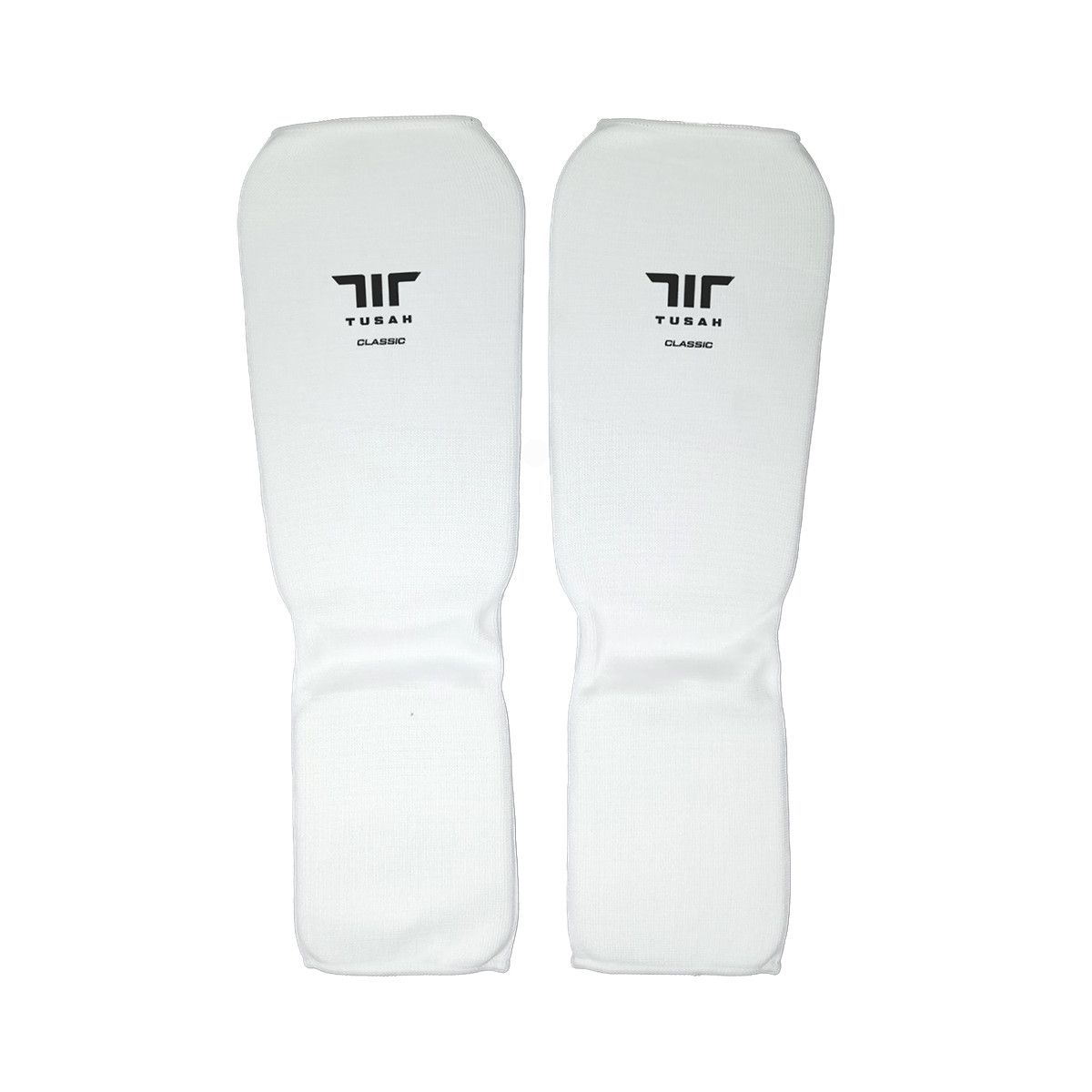Tusah Paratibia Classic + Piede in cotone per Arti Marziali adatto ad allenamento per Karate Taekwondo, Bambini e adulti