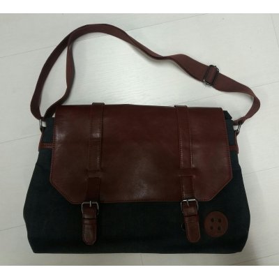 TRACOLLA PELLE E CANVAS IN MY HOOD