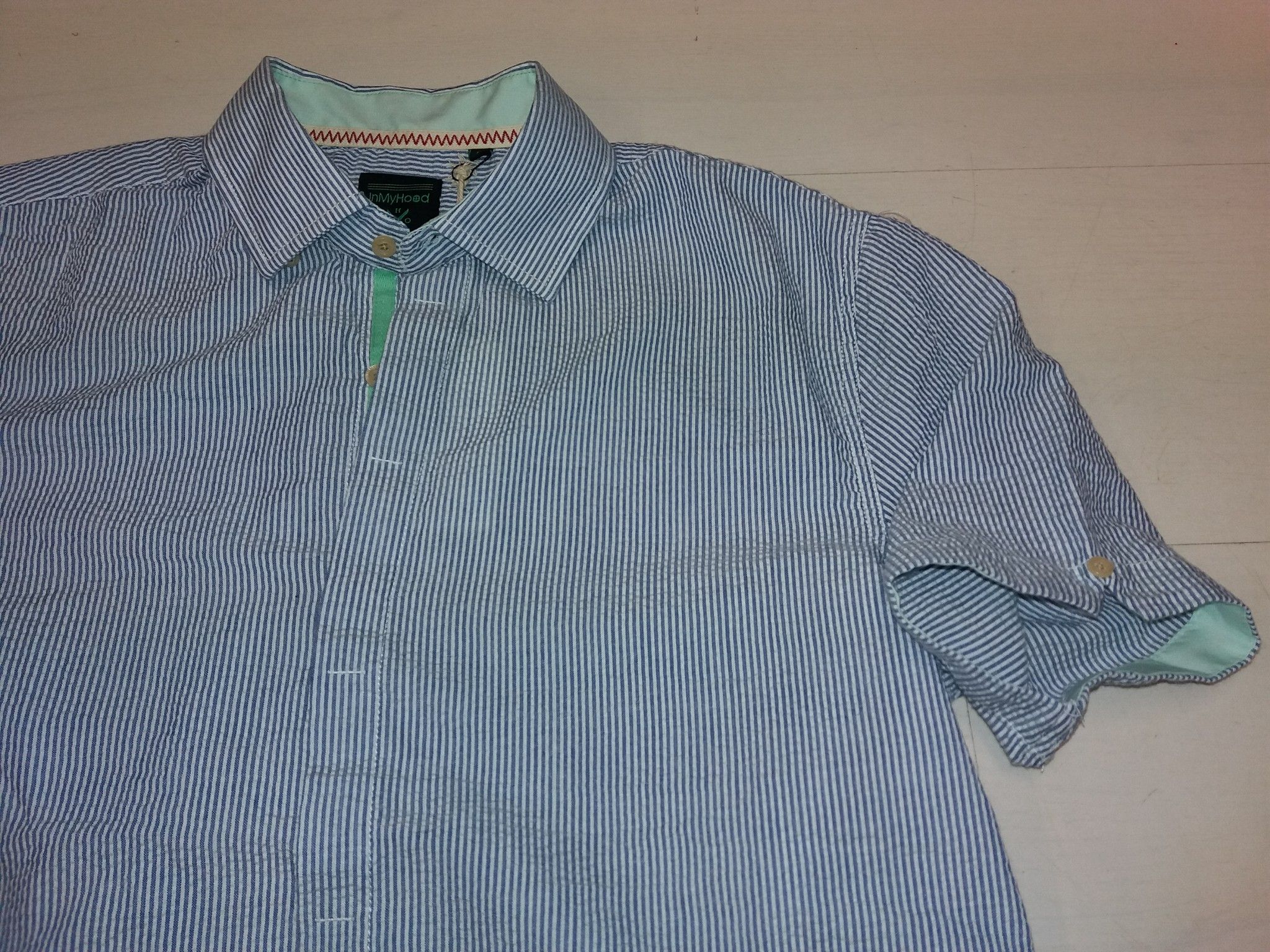 CAMICIA MEZZA MANICA IN COTONE IN MY HOOD