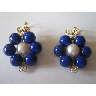 Orecchini Blu Cina