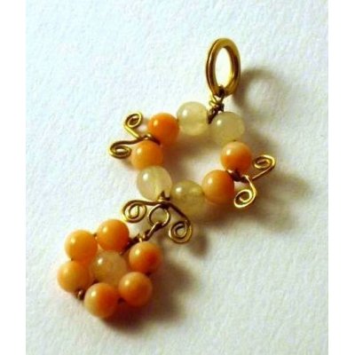 Ciondoli Coralli in riccioli