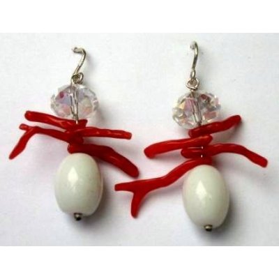 Orecchini Riflessi Corallini