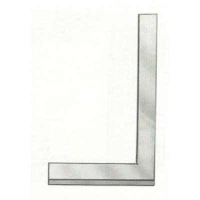 Squadra a cappello in acciaio rettificato mm 500 x 250 SICUTOOL