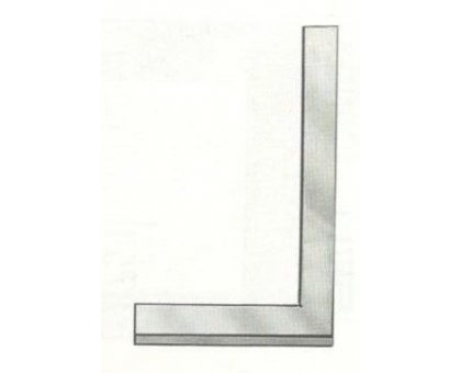 Squadra a cappello in acciaio rettificato mm 500 x 250 SICUTOOL