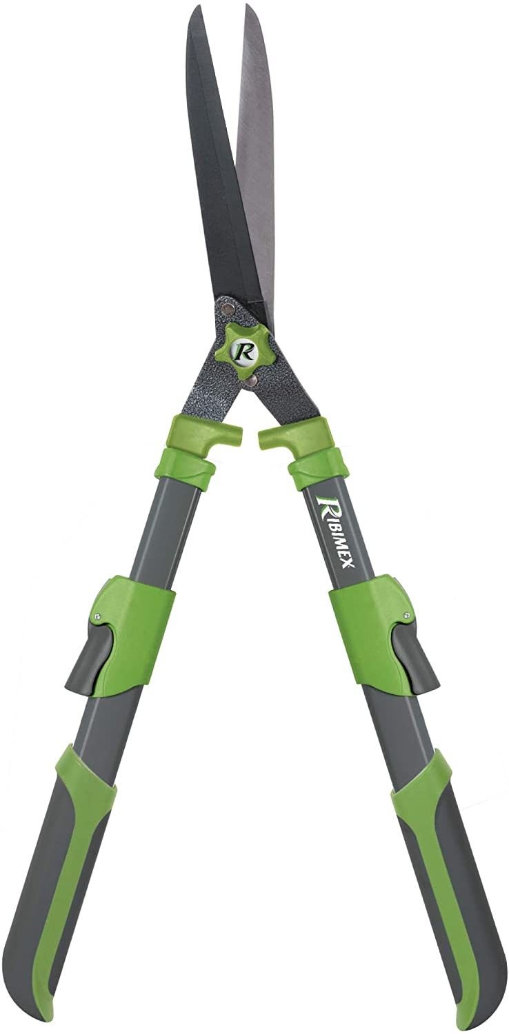 Forbice Tagliasiepi con Manico Soft-Touch, 64 cm, Verde/Grigio  Ribimex PRCHT64